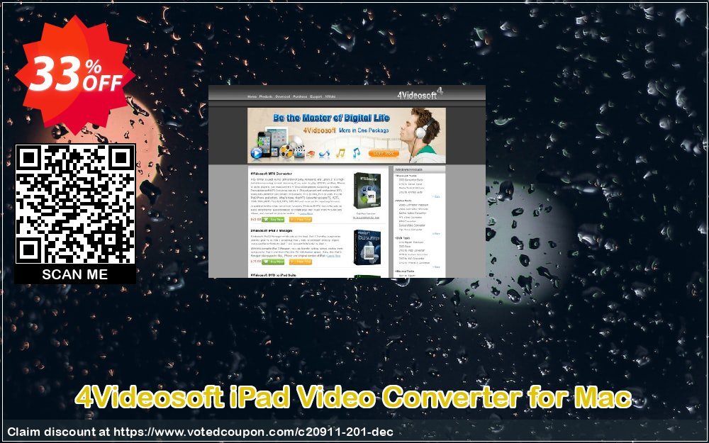 4Videosoft iPad Video Converter for MAC Coupon, discount 4Videosoft coupon (20911). Promotion: 