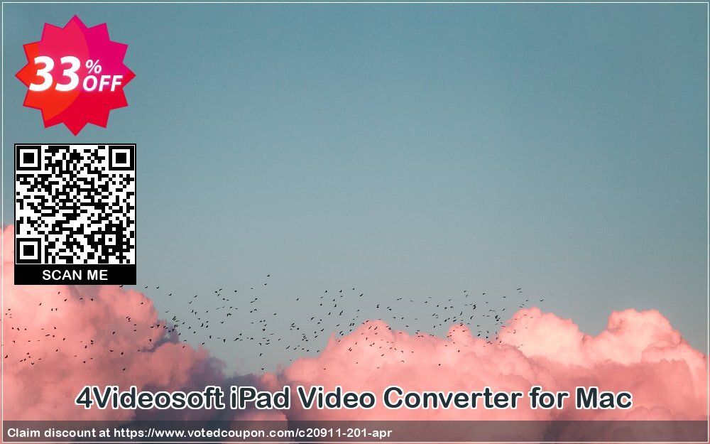 4Videosoft iPad Video Converter for MAC Coupon, discount 4Videosoft coupon (20911). Promotion: 