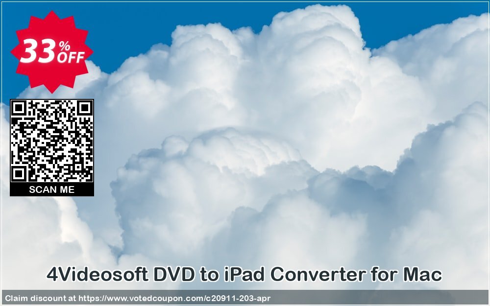 4Videosoft DVD to iPad Converter for MAC Coupon, discount 4Videosoft coupon (20911). Promotion: 