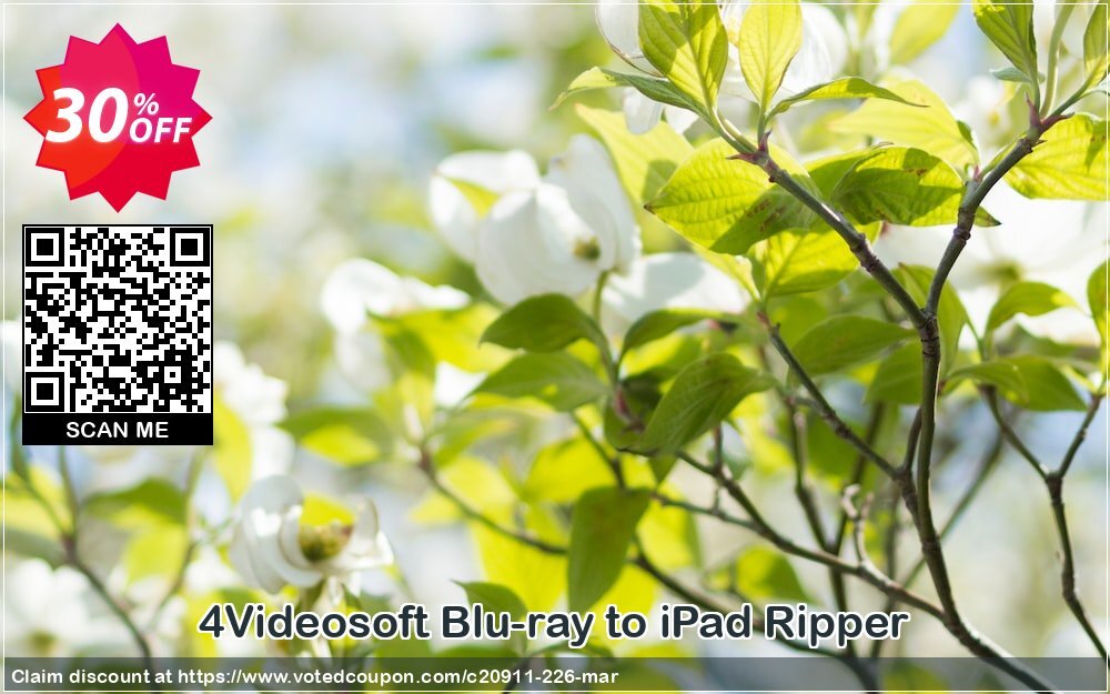 4Videosoft Blu-ray to iPad Ripper Coupon, discount 4Videosoft coupon (20911). Promotion: 