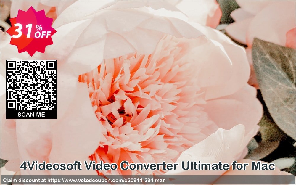 4Videosoft Video Converter Ultimate for MAC Coupon, discount 4Videosoft coupon (20911). Promotion: 