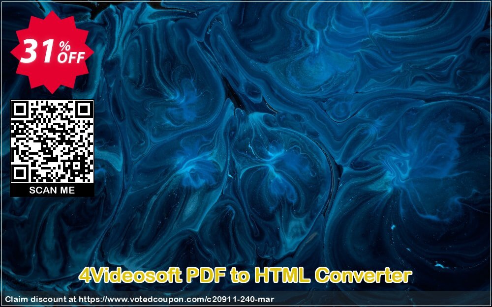 4Videosoft PDF to HTML Converter Coupon, discount 4Videosoft coupon (20911). Promotion: 