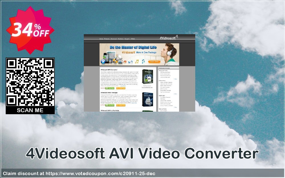 4Videosoft AVI Video Converter Coupon, discount 4Videosoft coupon (20911). Promotion: 