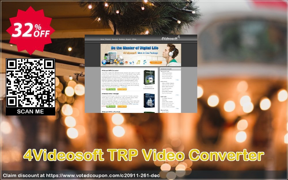 4Videosoft TRP Video Converter Coupon, discount 4Videosoft coupon (20911). Promotion: 