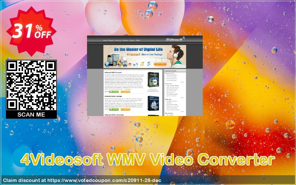 4Videosoft WMV Video Converter Coupon, discount 4Videosoft coupon (20911). Promotion: 