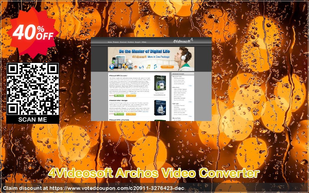 4Videosoft Archos Video Converter Coupon Code Apr 2024, 40% OFF - VotedCoupon