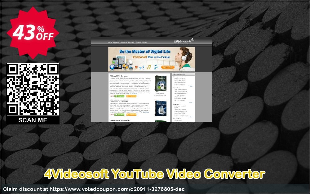 4Videosoft YouTube Video Converter Coupon, discount 4Videosoft YouTube Video Converter exclusive offer code 2024. Promotion: exclusive offer code of 4Videosoft YouTube Video Converter 2024