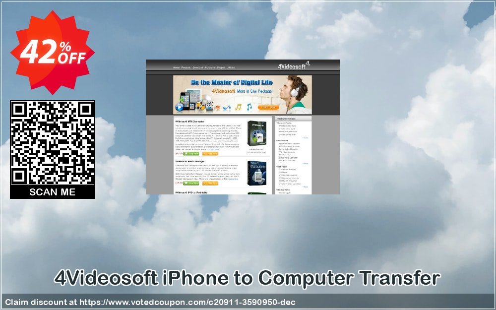 4Videosoft iPhone to Computer Transfer Coupon Code Apr 2024, 42% OFF - VotedCoupon
