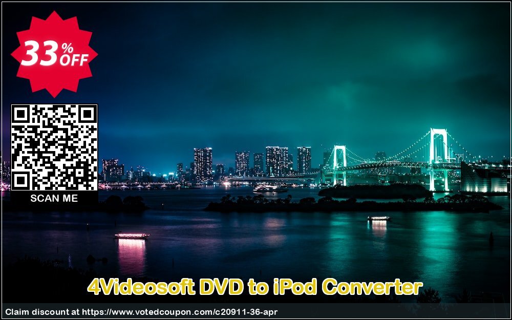 4Videosoft DVD to iPod Converter Coupon Code Apr 2024, 33% OFF - VotedCoupon