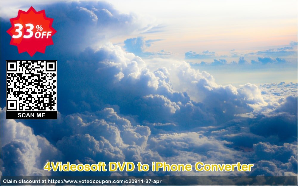 4Videosoft DVD to iPhone Converter Coupon, discount 4Videosoft coupon (20911). Promotion: 