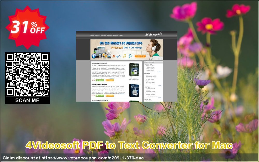 4Videosoft PDF to Text Converter for MAC Coupon Code Apr 2024, 31% OFF - VotedCoupon