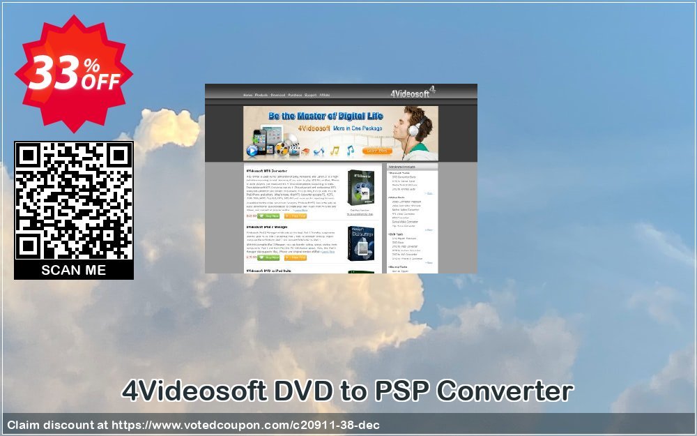 4Videosoft DVD to PSP Converter Coupon, discount 4Videosoft coupon (20911). Promotion: 