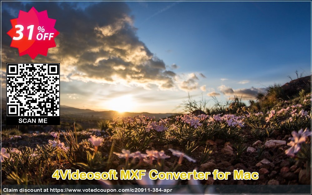 4Videosoft MXF Converter for MAC Coupon, discount 4Videosoft coupon (20911). Promotion: 