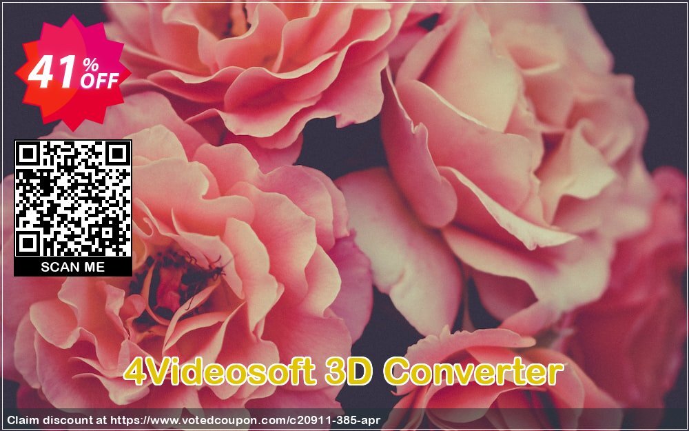 4Videosoft 3D Converter Coupon Code Apr 2024, 41% OFF - VotedCoupon