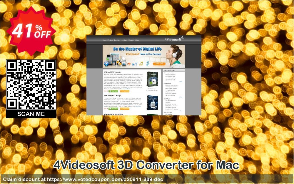 4Videosoft 3D Converter for MAC Coupon Code Apr 2024, 41% OFF - VotedCoupon