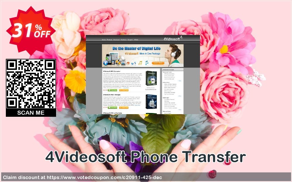 4Videosoft Phone Transfer Coupon, discount 4Videosoft coupon (20911). Promotion: 
