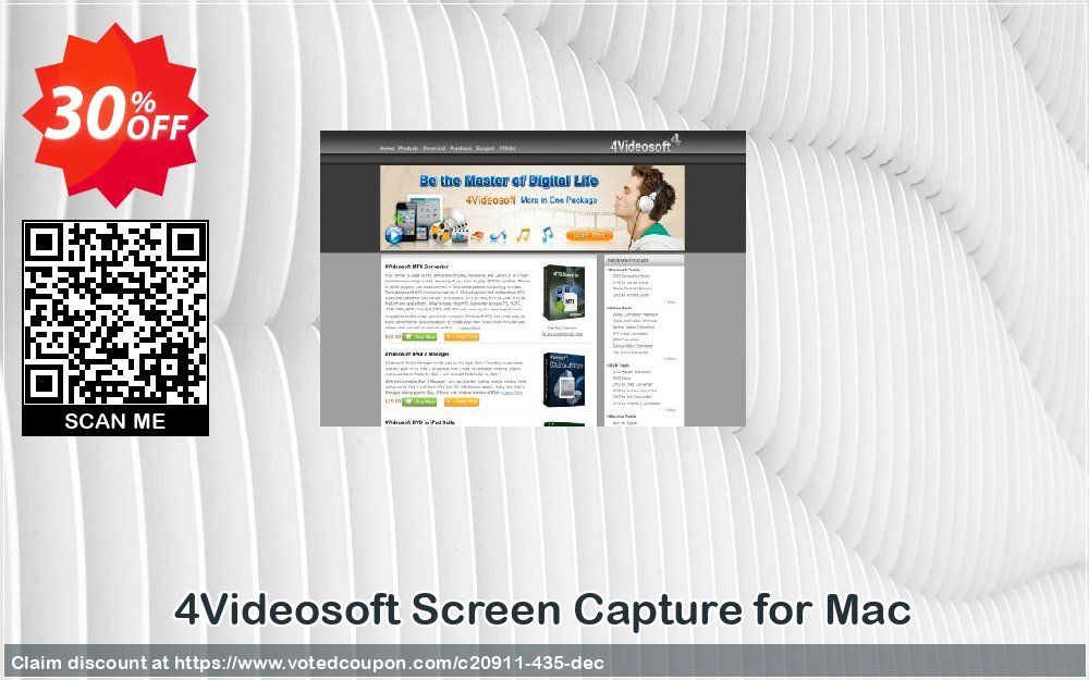 4Videosoft Screen Capture for MAC Coupon, discount 4Videosoft coupon (20911). Promotion: 4Videosoft discount promotion codes (20911)