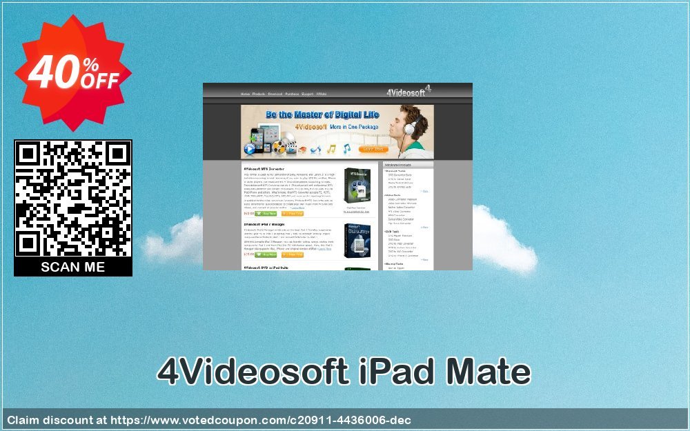 4Videosoft iPad Mate Coupon Code Apr 2024, 40% OFF - VotedCoupon