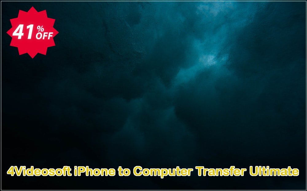 4Videosoft iPhone to Computer Transfer Ultimate Coupon Code Apr 2024, 41% OFF - VotedCoupon