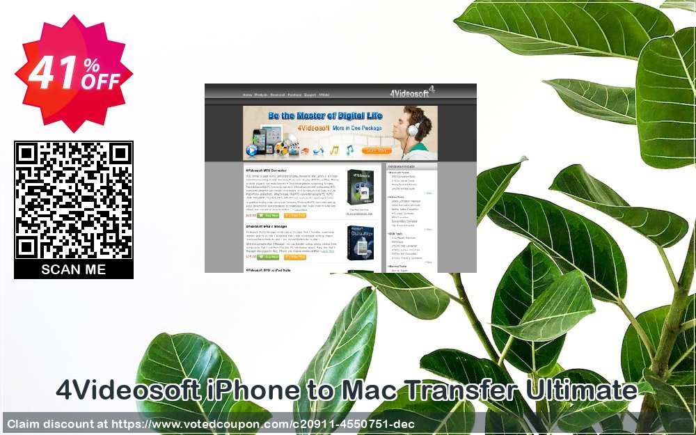 4Videosoft iPhone to MAC Transfer Ultimate Coupon Code Apr 2024, 41% OFF - VotedCoupon