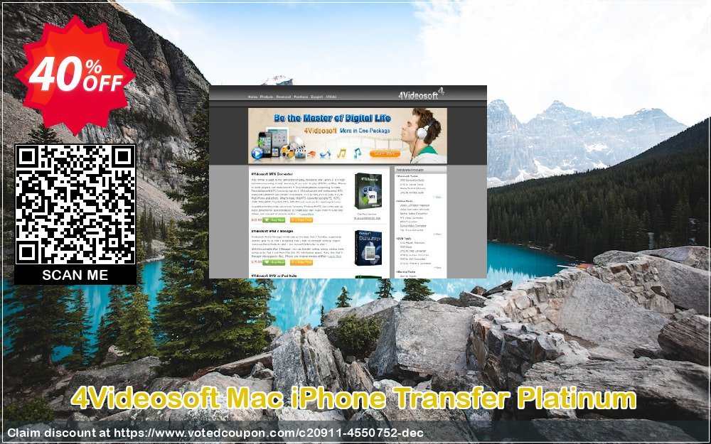 4Videosoft MAC iPhone Transfer Platinum Coupon Code Apr 2024, 40% OFF - VotedCoupon