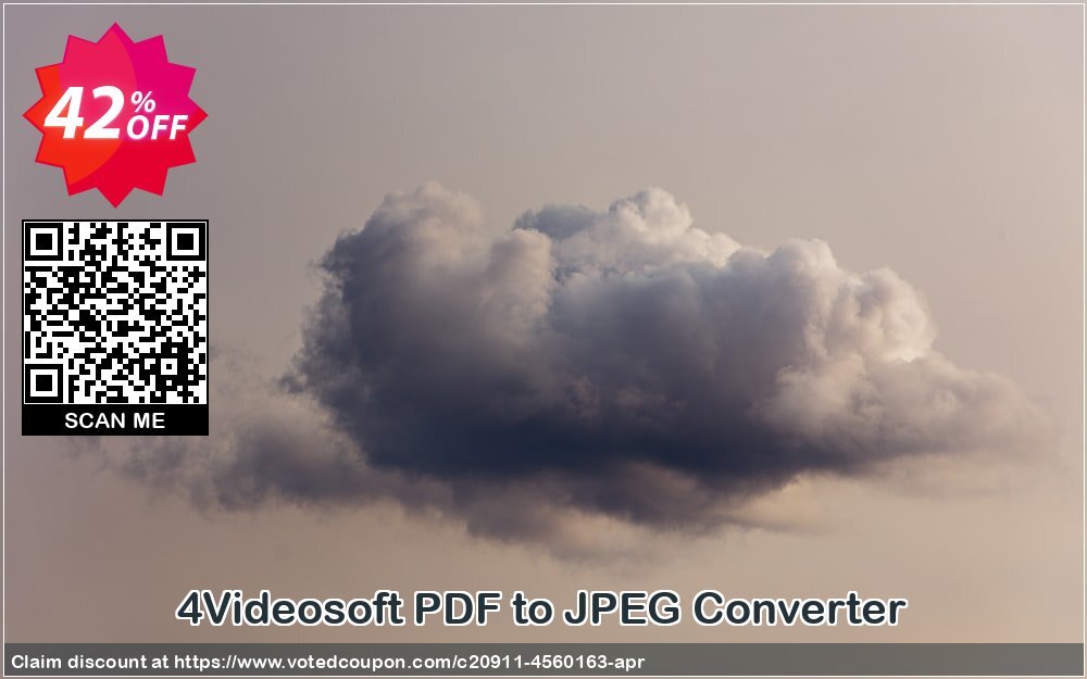 4Videosoft PDF to JPEG Converter Coupon, discount 4Videosoft PDF to JPEG Converter stunning deals code 2025. Promotion: stunning deals code of 4Videosoft PDF to JPEG Converter 2024