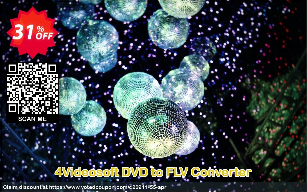 4Videosoft DVD to FLV Converter Coupon, discount 4Videosoft coupon (20911). Promotion: 