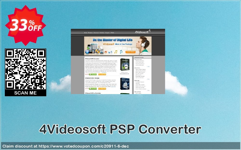 4Videosoft PSP Converter Coupon, discount 4Videosoft coupon (20911). Promotion: 