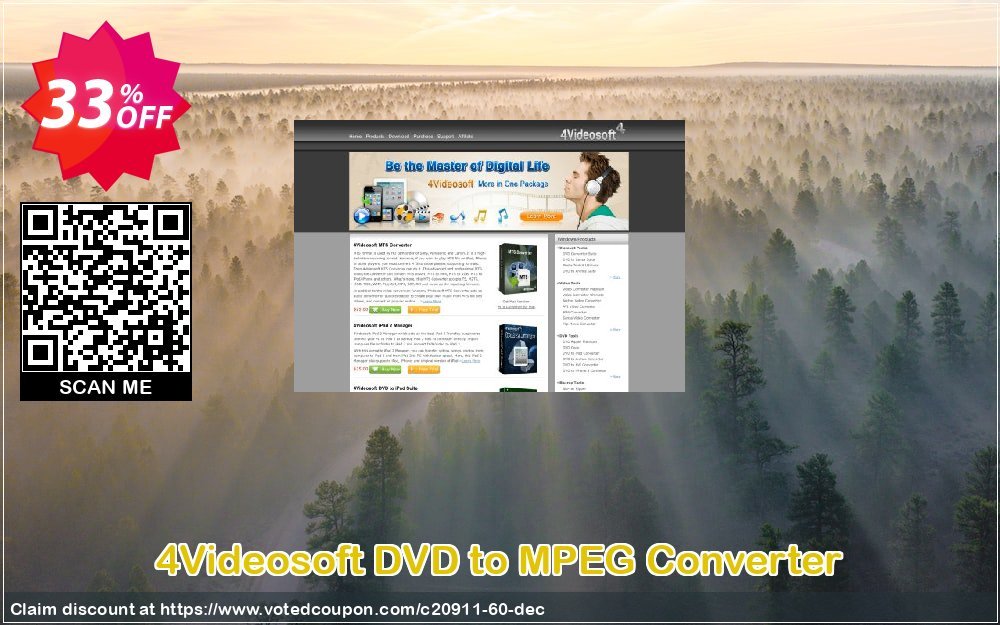 4Videosoft DVD to MPEG Converter Coupon, discount 4Videosoft coupon (20911). Promotion: 