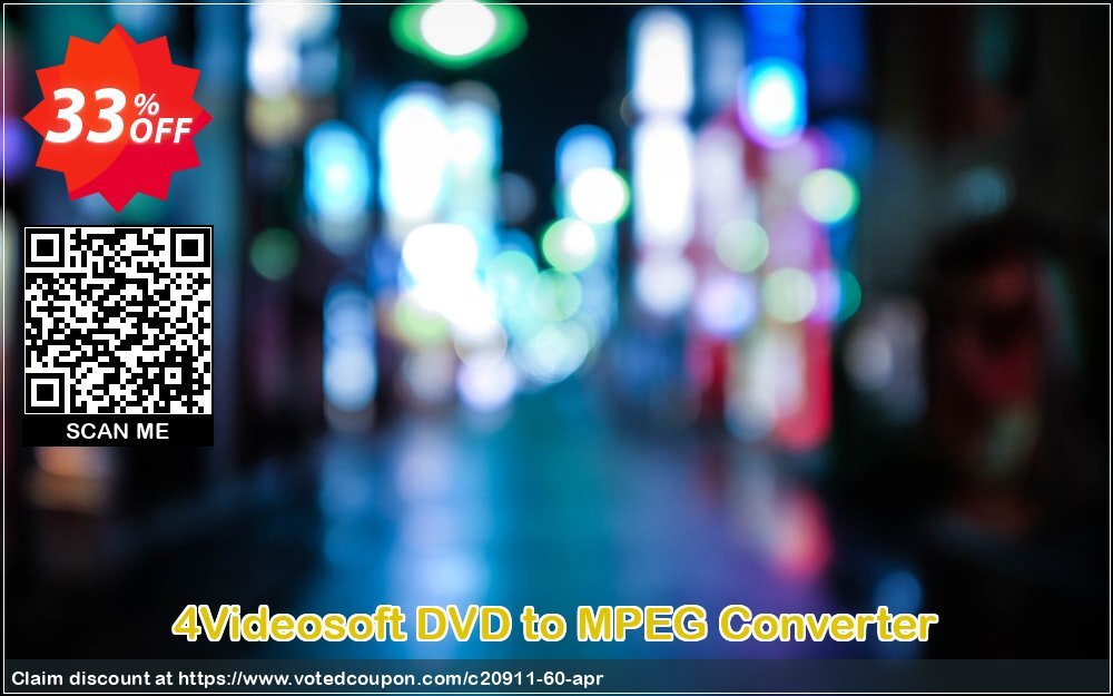 4Videosoft DVD to MPEG Converter Coupon, discount 4Videosoft coupon (20911). Promotion: 