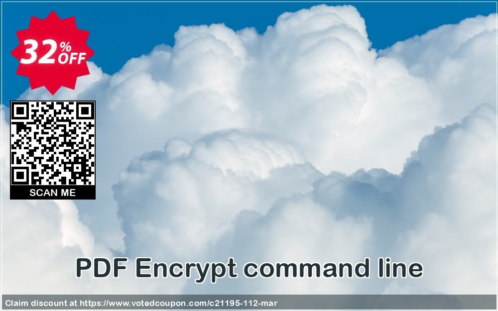 PDF Encrypt command line Coupon, discount all to all. Promotion: 