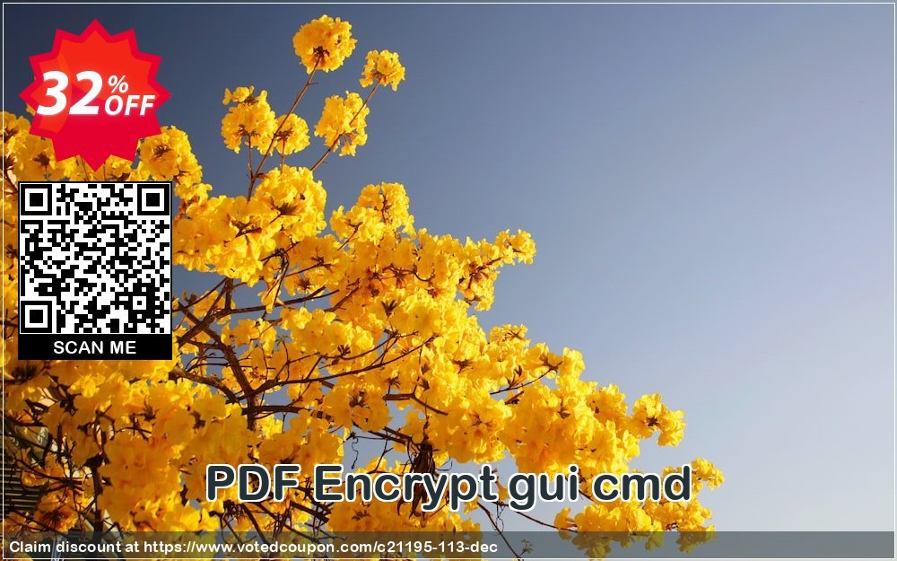 PDF Encrypt gui cmd