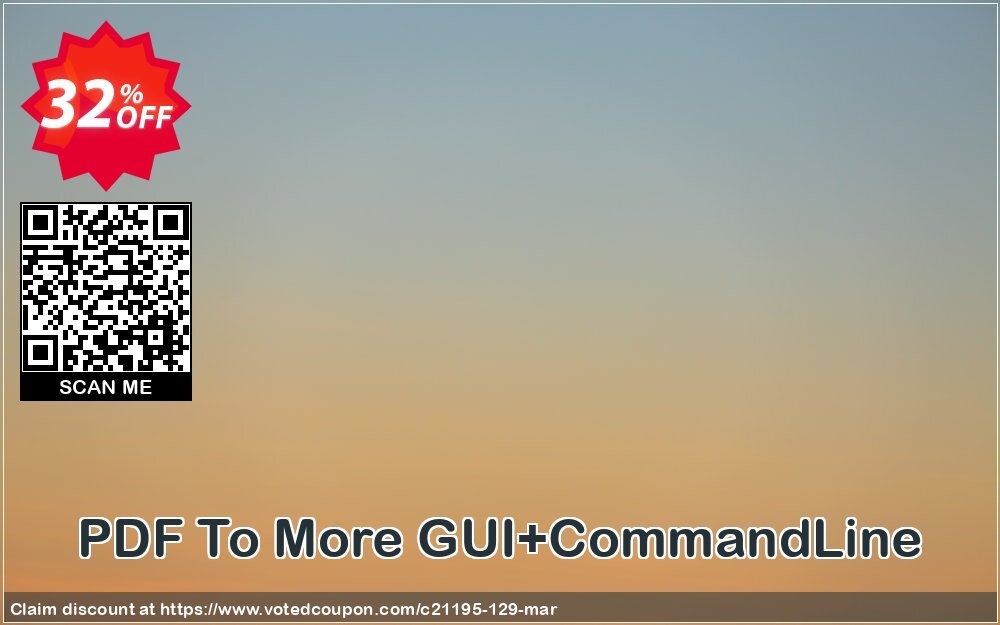 PDF To More GUI+CommandLine Coupon Code Apr 2024, 32% OFF - VotedCoupon