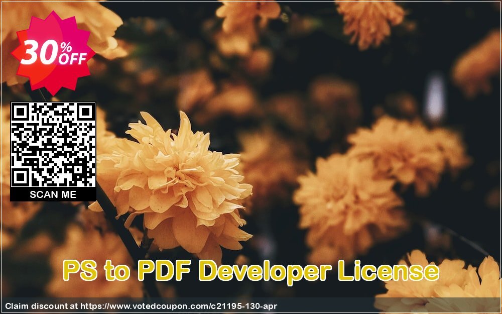 PS to PDF Developer Plan Coupon, discount all to all. Promotion: 