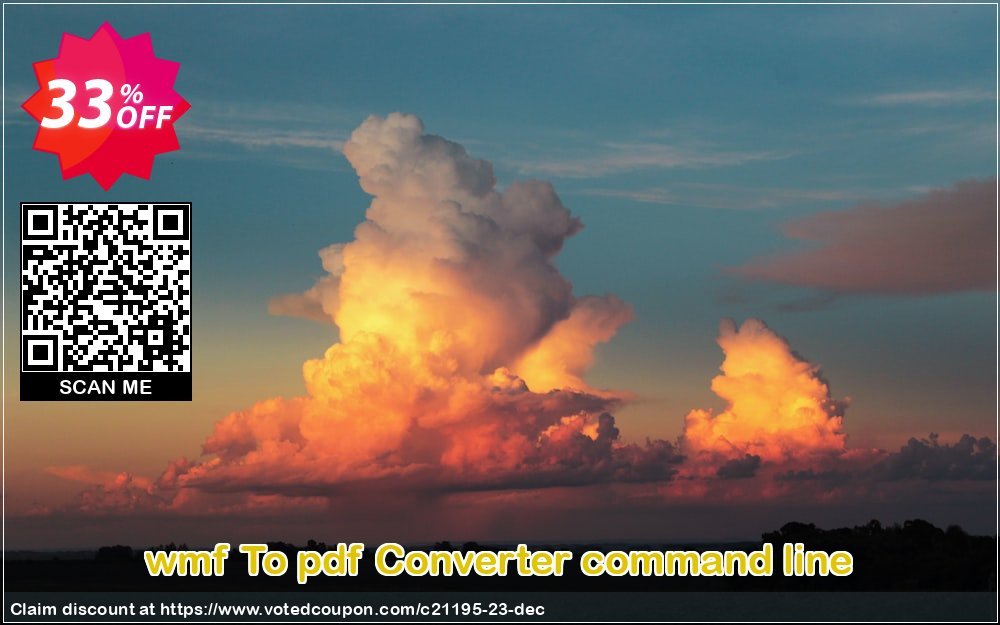 wmf To pdf Converter command line Coupon, discount all to all. Promotion: 