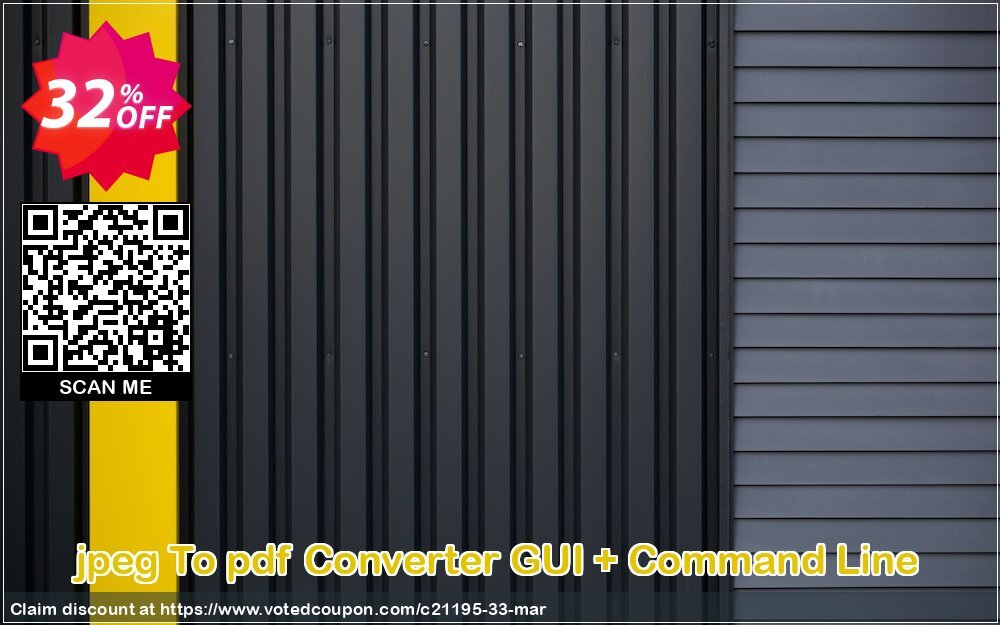 jpeg To pdf Converter GUI + Command Line Coupon, discount all to all. Promotion: 