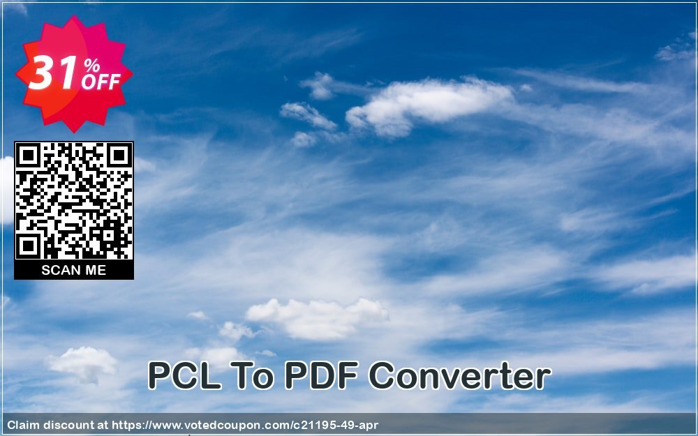 PCL To PDF Converter Coupon, discount all to all. Promotion: 