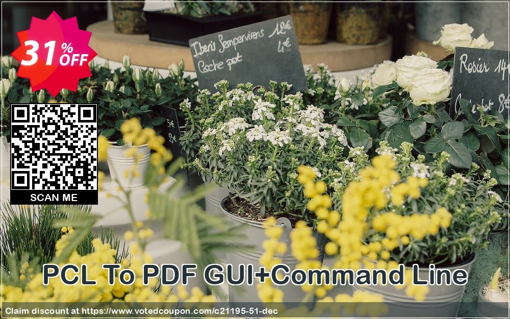 PCL To PDF GUI+Command Line Coupon, discount all to all. Promotion: 