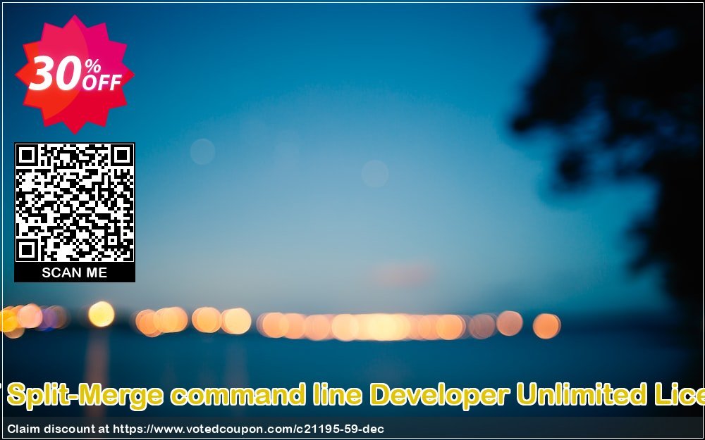 PDF Split-Merge command line Developer Unlimited Plan Coupon, discount all to all. Promotion: 