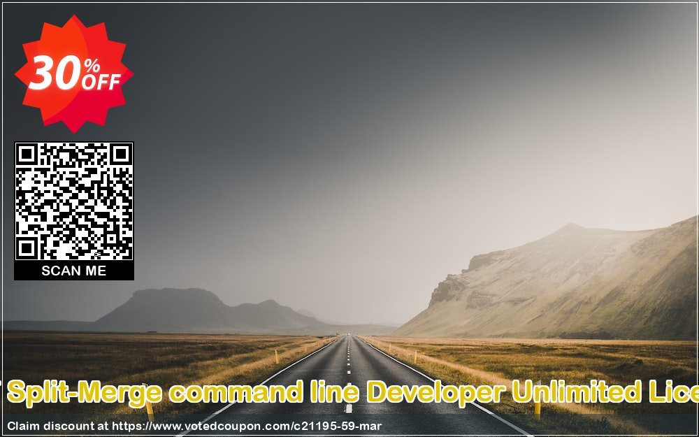 PDF Split-Merge command line Developer Unlimited Plan Coupon, discount all to all. Promotion: