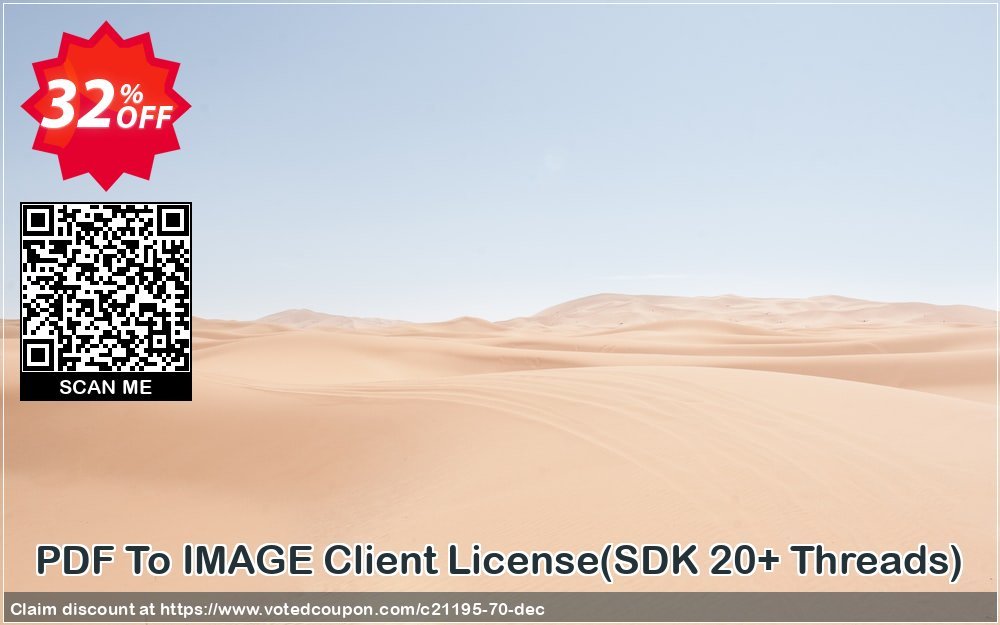 PDF To IMAGE Client Plan, SDK 20+ Threads  Coupon, discount all to all. Promotion: 