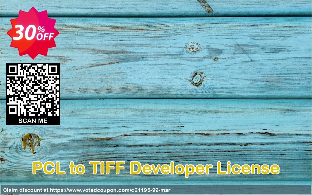 PCL to TIFF Developer Plan Coupon, discount all to all. Promotion: 