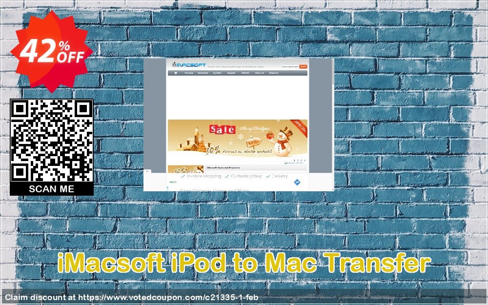 iMACsoft iPod to MAC Transfer Coupon, discount iMacsoft Software Studio (21335). Promotion: 