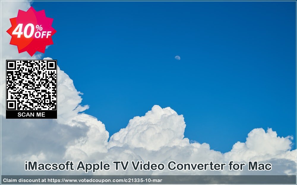 iMACsoft Apple TV Video Converter for MAC Coupon Code Apr 2024, 40% OFF - VotedCoupon