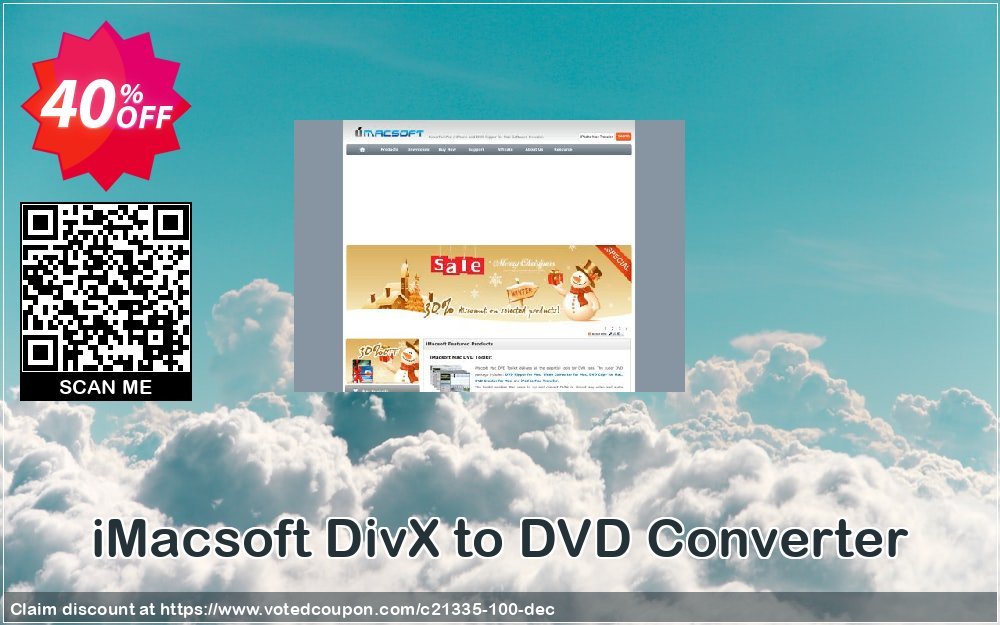 iMACsoft DivX to DVD Converter Coupon, discount iMacsoft Software Studio (21335). Promotion: 