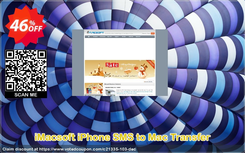 iMACsoft iPhone SMS to MAC Transfer Coupon, discount iMacsoft Software Studio (21335). Promotion: 