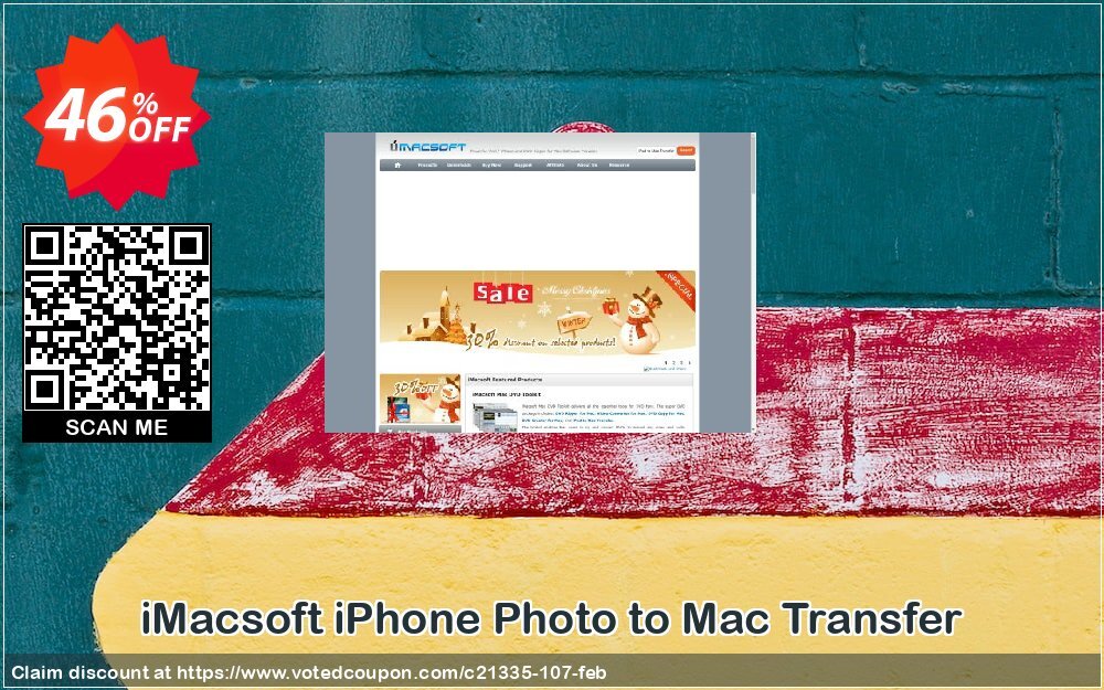 iMACsoft iPhone Photo to MAC Transfer Coupon, discount iMacsoft Software Studio (21335). Promotion: 