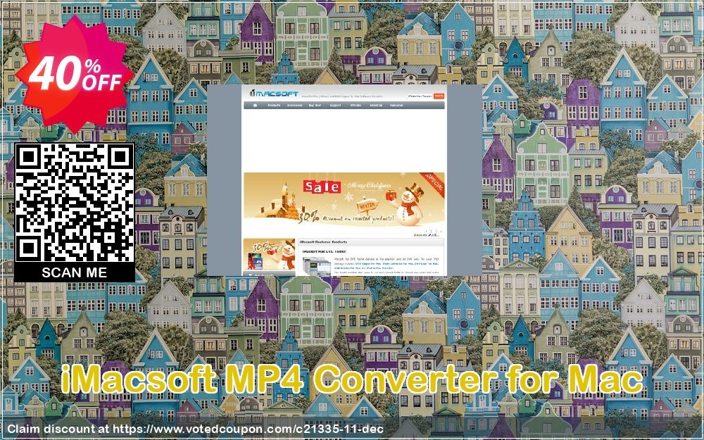 iMACsoft MP4 Converter for MAC Coupon, discount iMacsoft Software Studio (21335). Promotion: 