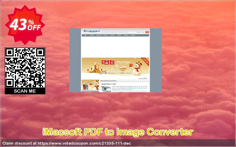 iMACsoft PDF to Image Converter Coupon, discount iMacsoft Software Studio (21335). Promotion: 