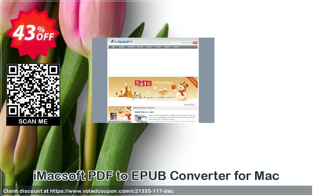 iMACsoft PDF to EPUB Converter for MAC Coupon, discount iMacsoft Software Studio (21335). Promotion: 